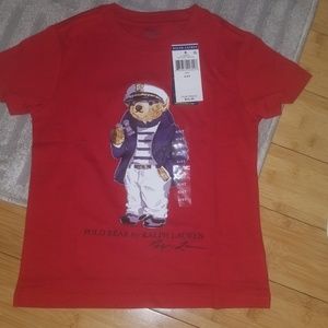 Ralph Lauren Boy's Nautical Bear Cotton Tee